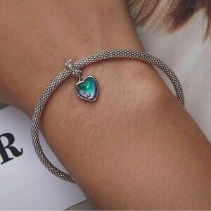 S925 Lucky Love Pendant Heart-shaped Zirconia Pendant